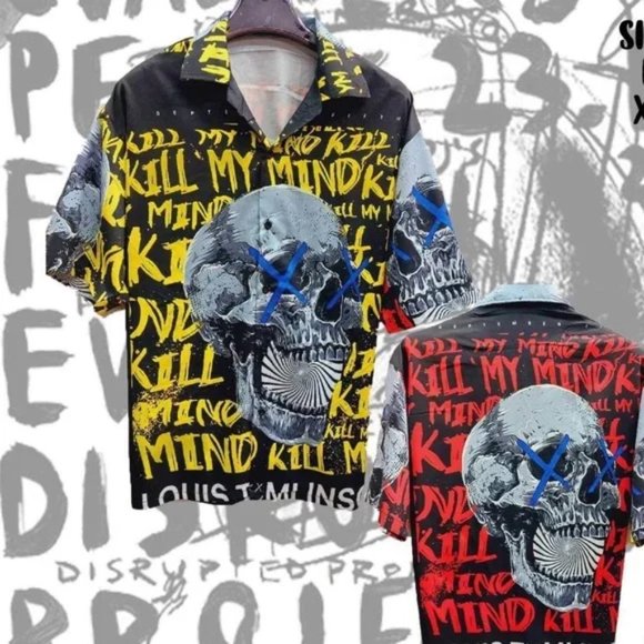 Trendy All Over Print Polo - Picture 5 of 5